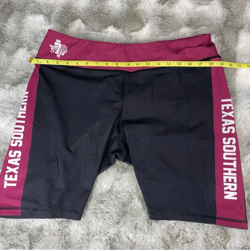 Vive La Fete Texas Southern University TSU Biker Shorts Maroon Black XL-0690 - Picture 5 of 6